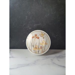 Vintage Chokin Art 1987 Japan Lidded Jewelry Box